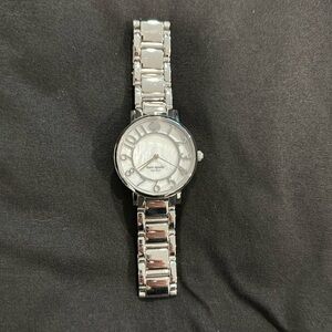 Kate Spade silver and pearl watch with box